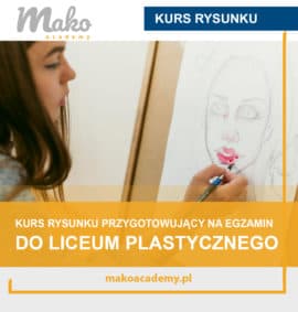 Kurs rysunku do liceum plastycznego