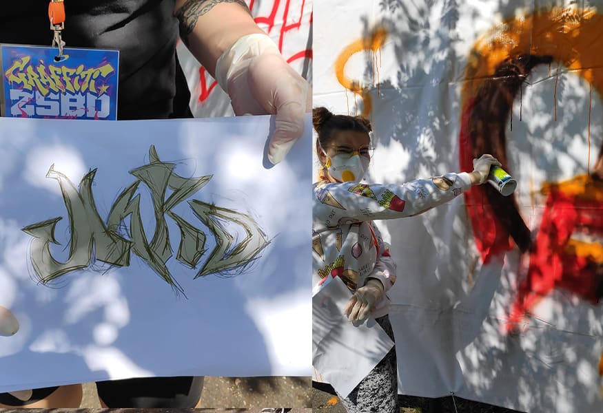 mako academy na festiwalu graffiti zsbd